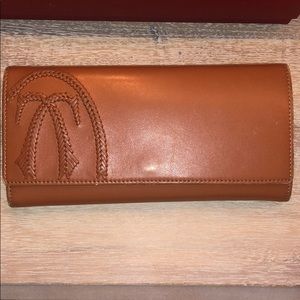 Cartier wallet in brown